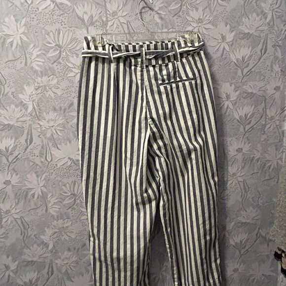 Zara Trafaluc Ultralight Wide Leg high waist Cropped Pants M - Picture 9 of 10